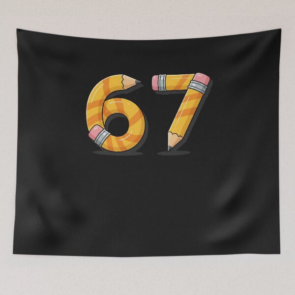 Item preview, 67 Days Of School Pencil Six Seven Days Of School Boys Girls designed and sold by diyoor.