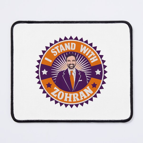 Item preview, Vintage I Stand With Zohran Mamdani Nyc Mayor Campaign T-Shirt Design Bold Retro Emblem Style Political Badge Classic 70S Vibes designed and sold by janse-swaim.