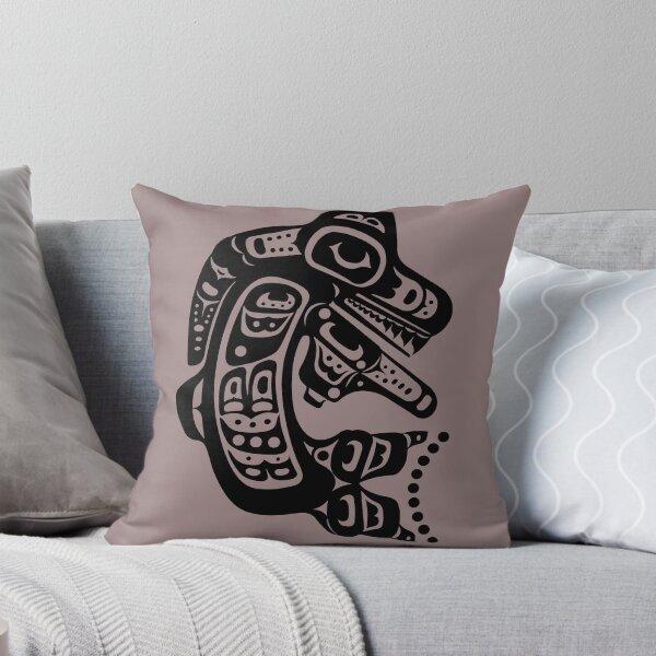 Item preview, Killer Whale Haida Native American Animal Crest designed and sold by YuckyCat.