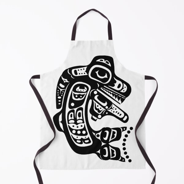 Item preview, Killer Whale Haida Native American Animal Crest designed and sold by YuckyCat.
