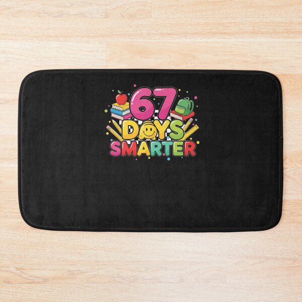 Item preview, 67 Days Of School Teacher Kids 6 7 Six Seven 67 Days Smarter designed and sold by diyoor.