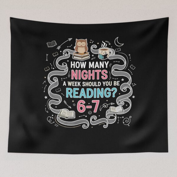 Item preview, Six Quote Seven Many A Book Funny Week Humor Teacher How Reading Nights designed and sold by PEDDAKAPRADEEP.