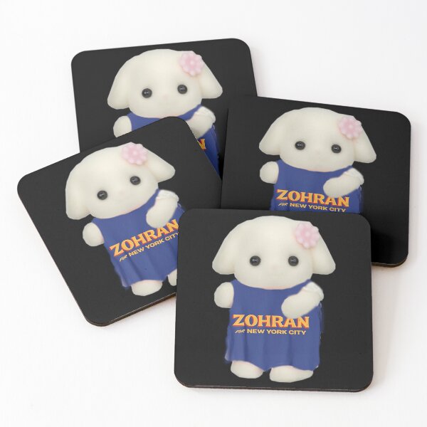 Item preview, Calico Critter Wearing Zohran Mamdani Shirt designed and sold by janse-swaim.