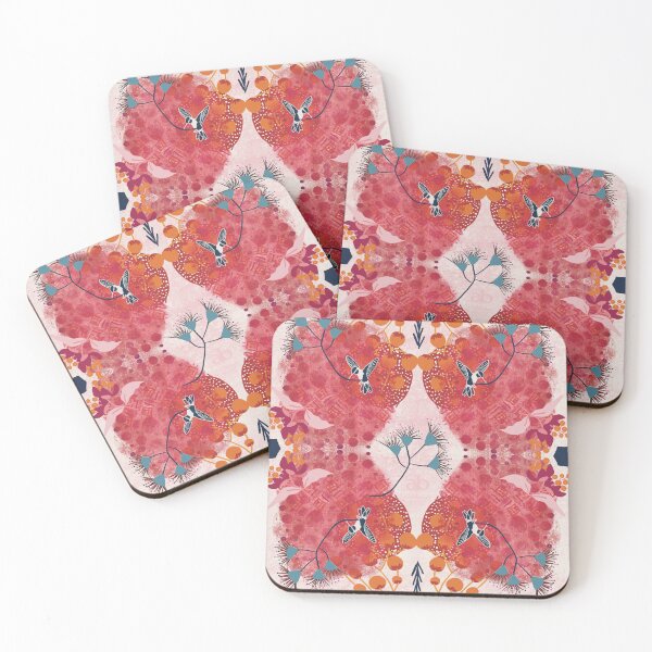 Item preview, Humingbirds and flowers pattern designed and sold by Adriana Bracho.