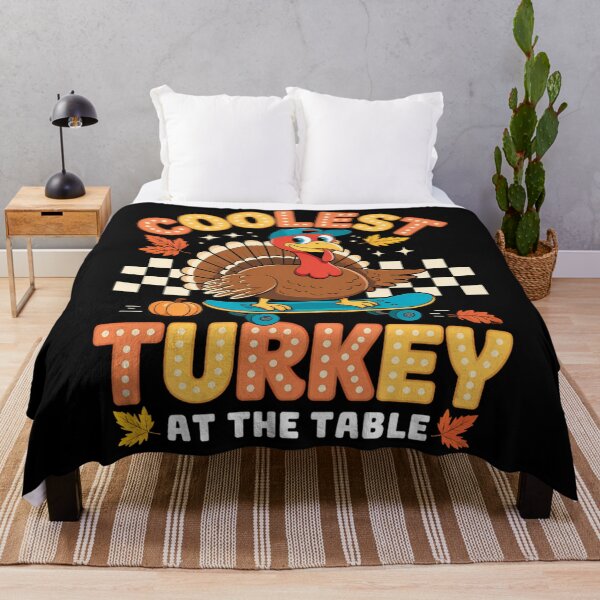 Item preview, Turkey At Thankful Table Happy Turkey Vintage Day Coolest designed and sold by GeoroSturgis.