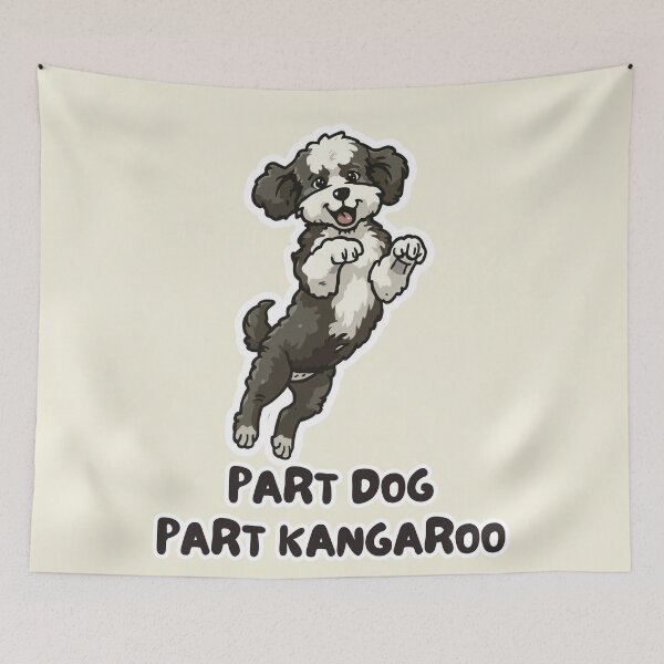 Item preview, Part Dog, Part Kangaroo Funny Aussie Doodle designed and sold by Searching ideas.