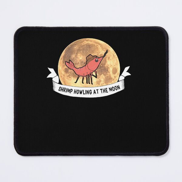 Item preview, Cowboy Shrimp Howling Moon Tee designed and sold by TinaMDedrick.