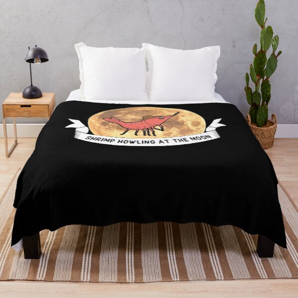Item preview, Cowboy Shrimp Howling Moon Tee designed and sold by TinaMDedrick.