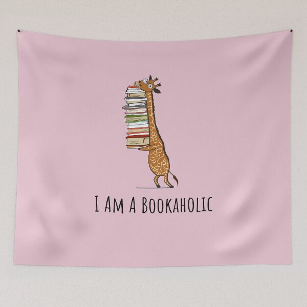Item preview, Funny Giraffe Holding a Stack of Books - I Am A Bookaholic - Book Lover Gift, Phones Cases And Other Gift designed and sold by MemWear.