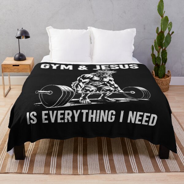 Item preview, Gym And Jesus Is Everything I Need designed and sold by ArleneJene.
