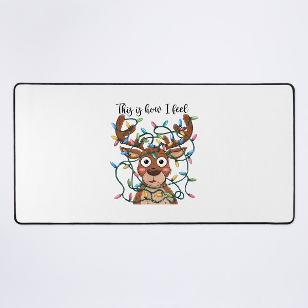 Item preview, This Is How I Feel Reindeer Funny Xmas Lights Christmas designed and sold by TalalosART.