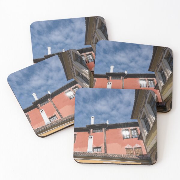 Item preview, Colorful Courtyard Architecture in Old Town Plovdiv designed and sold by Georgia Mizuleva.