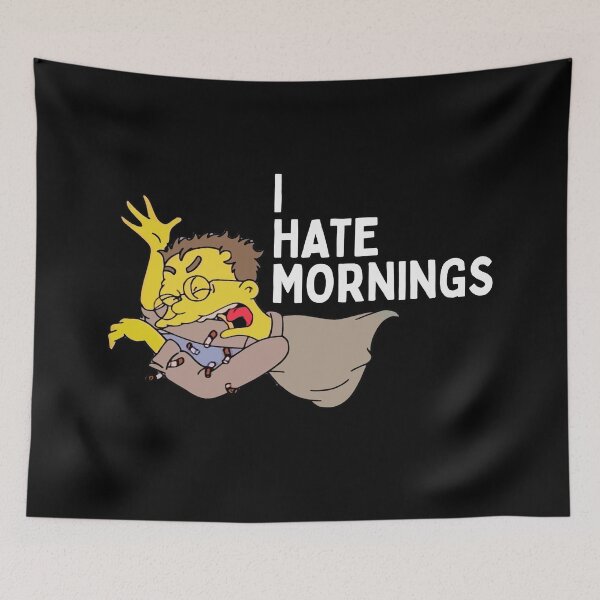 Item preview, I Hate Mornings Hungover Smithers designed and sold by UNK-Fatigues.