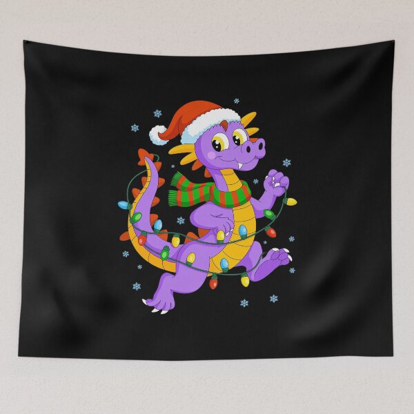Item preview, Cute Dragon Figment Lights Christmas Santa Animal designed and sold by RayArmstrong.