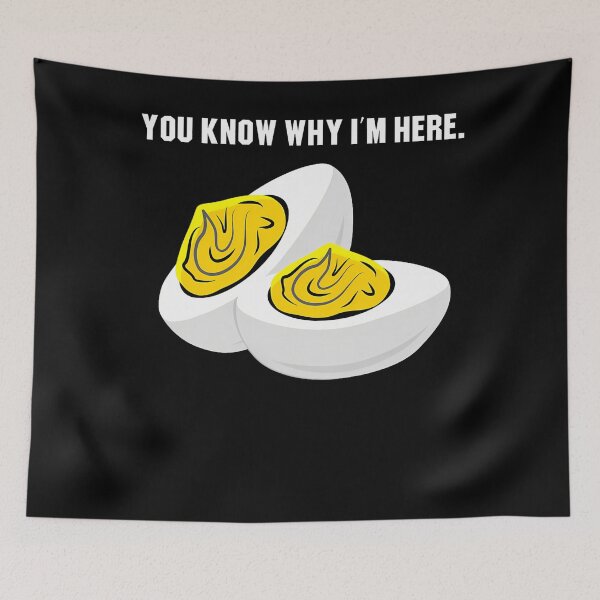 Item preview, Humor Lovers Know Holiday For Thanksgiving Deviled I'm Egg Dinner Here Why And Fans Gift You Funny Retro Deviled Egg designed and sold by PAMELANUNZIO.