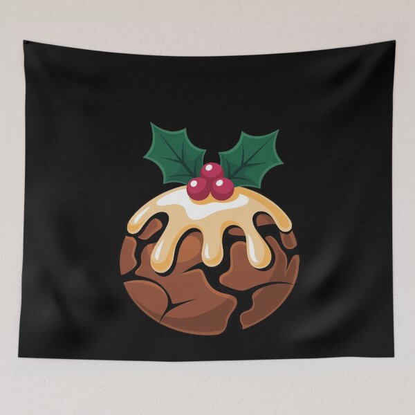 Item preview, Cute Christmas Pudding Figgy Pudding Graphic designed and sold by MinaReinger.