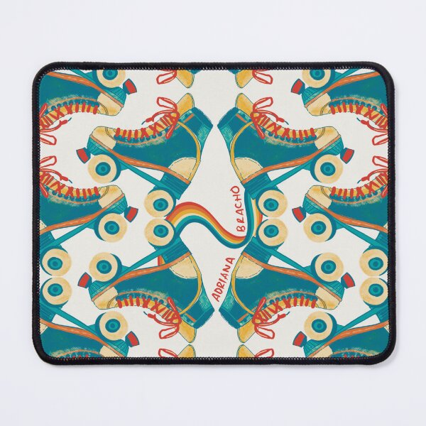 Item preview, Retro skates pattern designed and sold by Adriana Bracho.