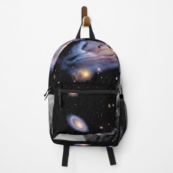Item preview, Cosmic Awe Child on Mountain Peak Viewing Colorful Galaxy - Dreamy Fantasy Art designed and sold by AV.