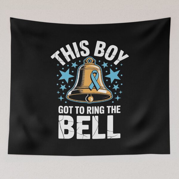 Item preview, Cute Cancer Awareness This Boy Got To Ring The Bell designed and sold by HaileyRobel.