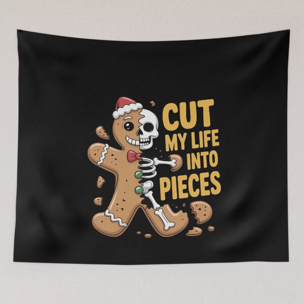 Item preview, Cut My Life Into Pieces Gingerbread Christmas designed and sold by MinaReinger.