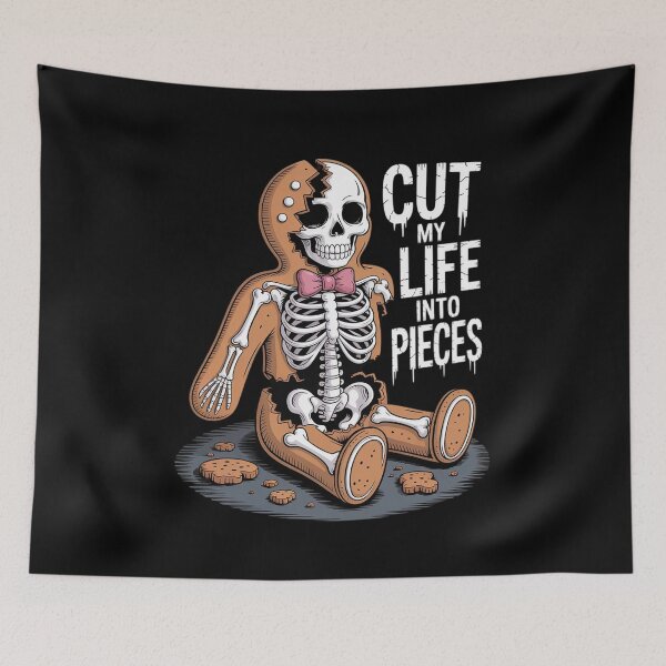 Item preview, Cut My Life Into Pieces Gingerbread Christmas Elder Emo designed and sold by AmparoBoyle.