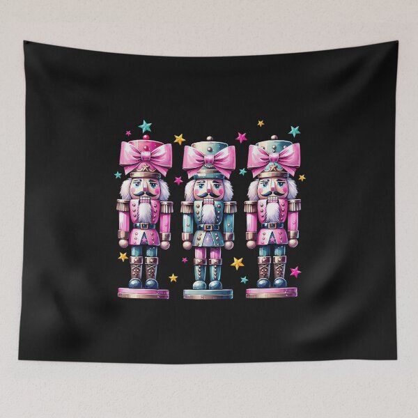 Item preview, Vintage Pink Nutcracker Squad Women Girl Kids Pink Christmas designed and sold by TalalosART.