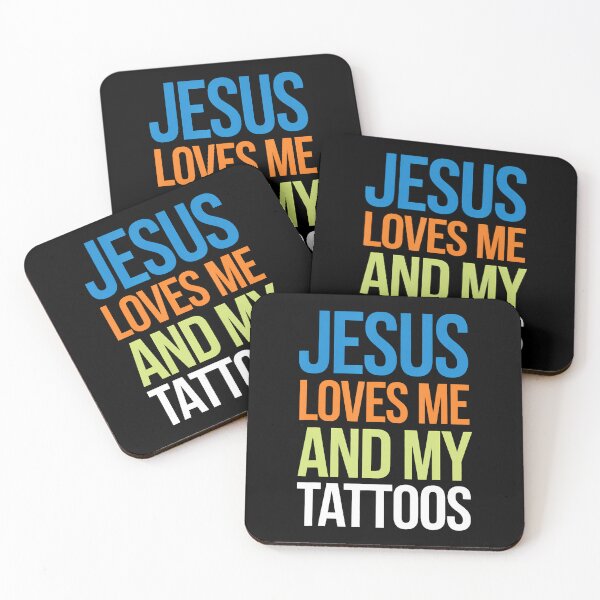 Item preview, Jesus Loves Me And My Tattoos designed and sold by KelseyYasuko.
