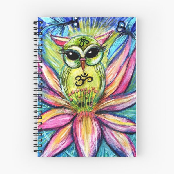 Item preview, Lotus Owl-Om Sacred Owl-Yoga Owl by Sheridon Rayment designed and sold by Sheridon Rayment.