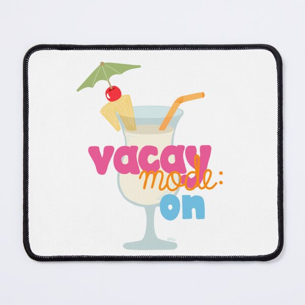 Item preview, Vacay Mode On – Summer Cocktail Sticker designed and sold by BibidibuDesigns.