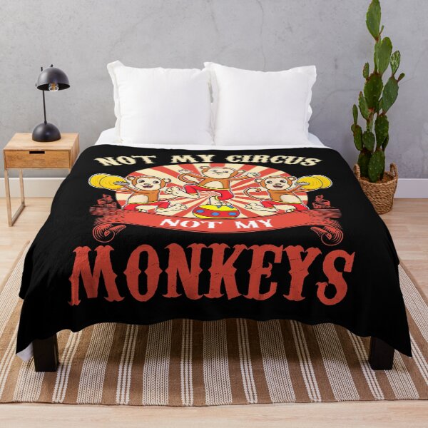 Item preview, Circus Monkeys Not My Circus Funny T-Shirt designed and sold by LarryMBrown.