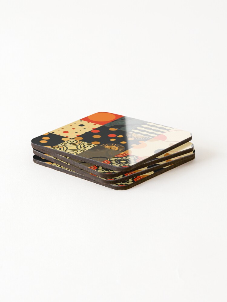 Thumbnail 4 of 5, Coasters (Set of 4), Abstract Patterns designed and sold by GraphicsClub.