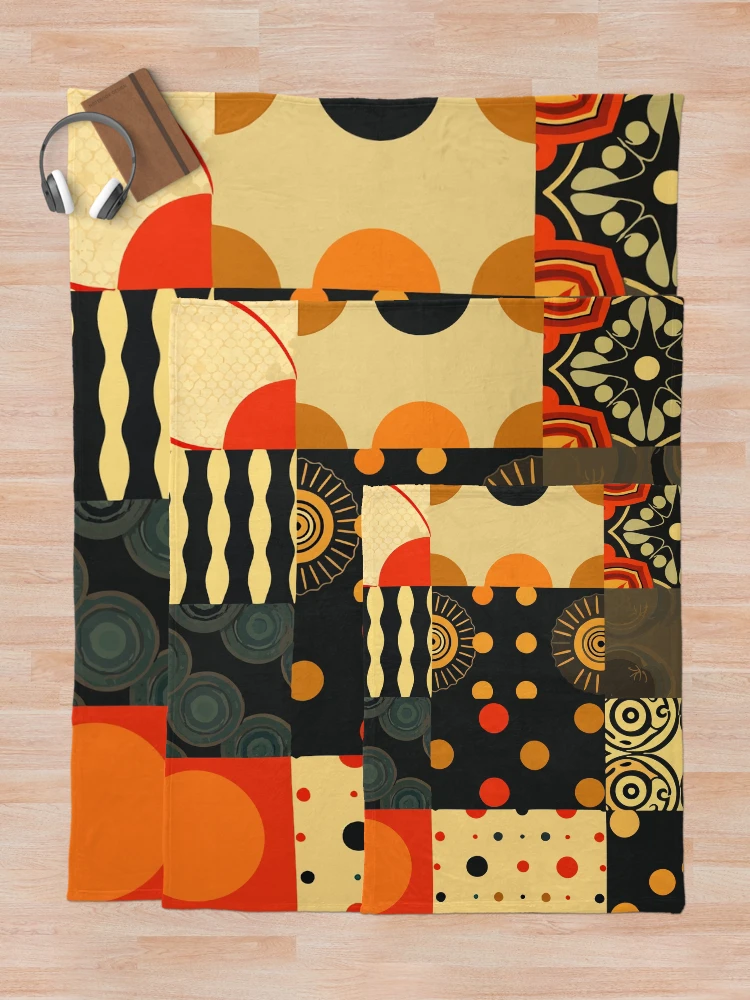 Thumbnail 5 of 6, Throw Blanket, Abstract Patterns designed and sold by GraphicsClub.