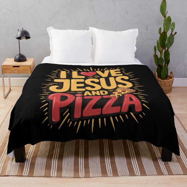 Item preview, I Love Jesus And Pizza designed and sold by KelseyYasuko.