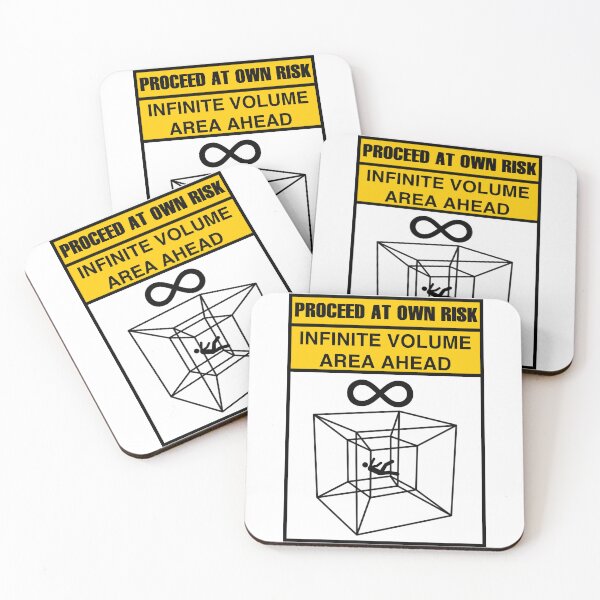 Item preview, PROCEED AT OWN RISK: INFINITE VOLUME AREA AHEAD designed and sold by Geodeezick.