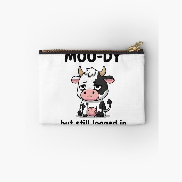 Item preview, Moo-dy But Logged In Cow designed and sold by Red Arts.