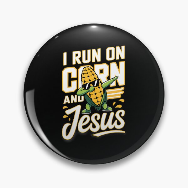 Item preview, I Run On Corn And Jesus designed and sold by KelseyYasuko.