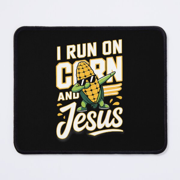 Item preview, I Run On Corn And Jesus designed and sold by KelseyYasuko.