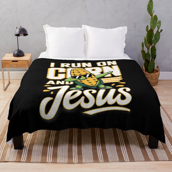 Item preview, I Run On Corn And Jesus designed and sold by KelseyYasuko.
