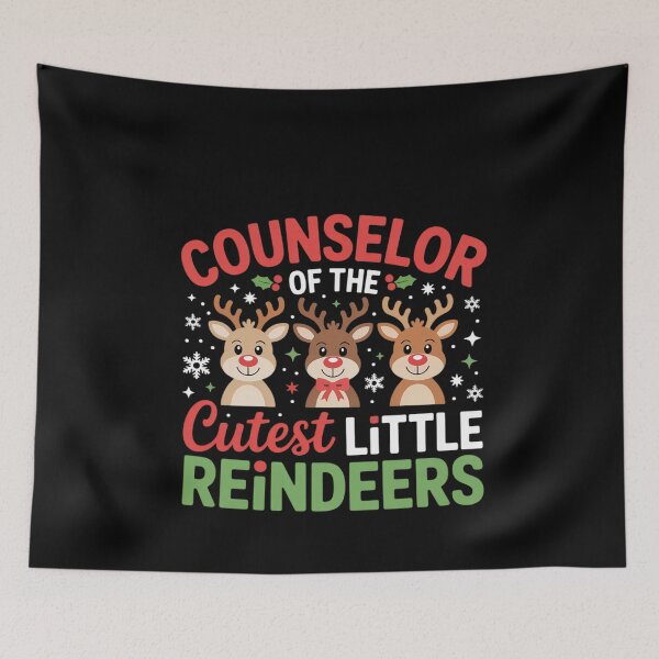 Item preview, Counselor Of The Cutest Reindeers Christmas Counselor designed and sold by MinaReinger.