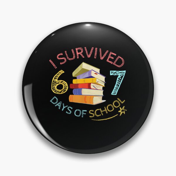 Item preview, Days Survived Classic 67 Meme Funny I Student 67 of School Teacher designed and sold by SteveSaccoro.