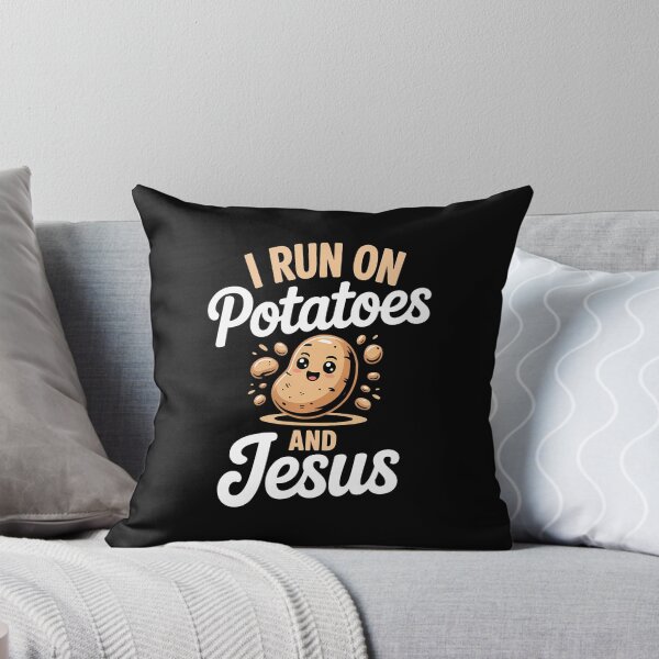 Item preview, Run On Potatoes And Jesus designed and sold by KelseyYasuko.
