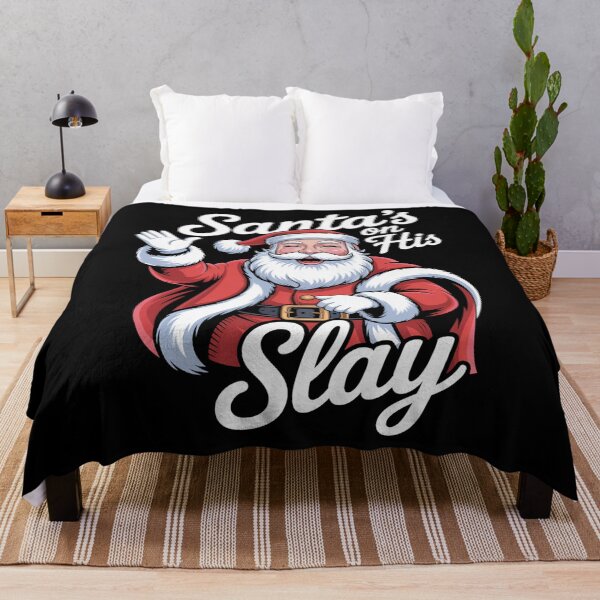 Item preview, Santa On His Slay Christmas Season Party designed and sold by MeowtivationP.