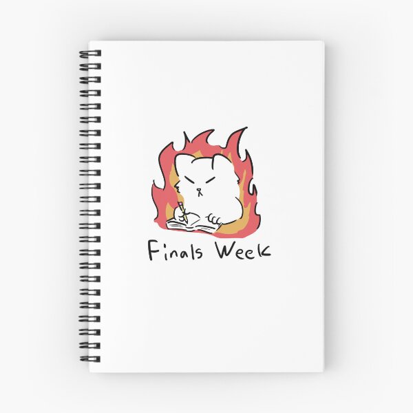 Item preview, Finals week cat designed and sold by Depressed-cat.