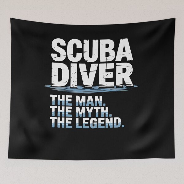 Item preview, Scuba Diver Diving The Man Myth Legend designed and sold by MeowtivationP.