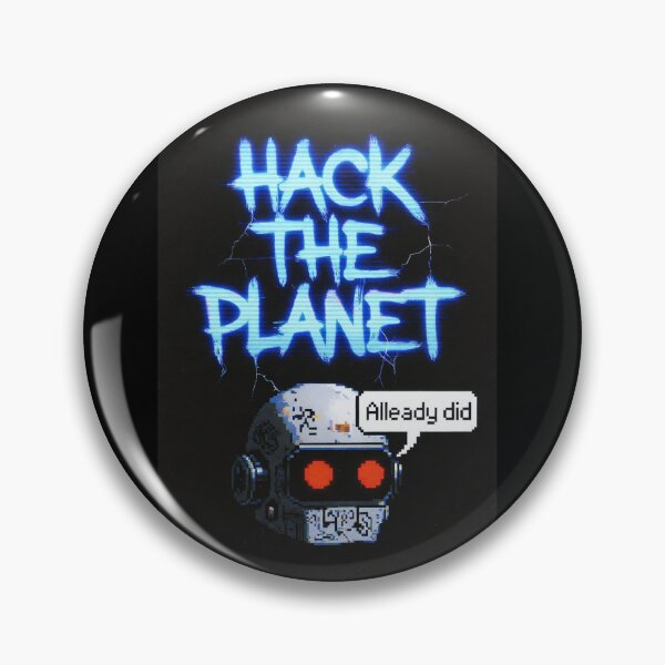 Item preview, Hack The Planet - AI designed and sold by RoyaltonCreative.