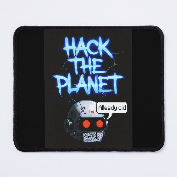 Item preview, Hack The Planet - AI designed and sold by RoyaltonCreative.