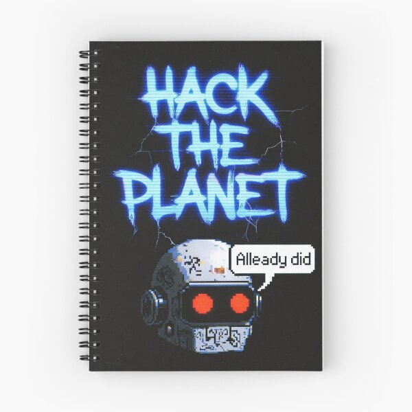 Item preview, Hack The Planet - AI designed and sold by RoyaltonCreative.
