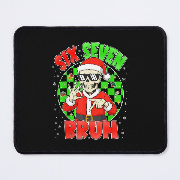 Item preview, Funny Six Seven 6 7 Gen Z Alpha Meme Bruh Christmas Skeleton designed and sold by MOHITSALVI.