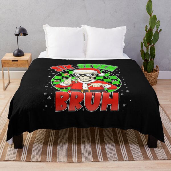 Item preview, Funny Six Seven 6 7 Gen Z Alpha Meme Bruh Christmas Skeleton designed and sold by MOHITSALVI.