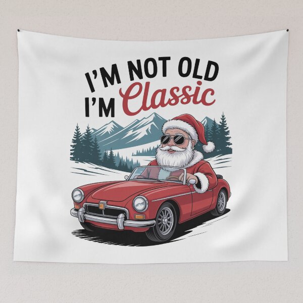 Item preview, I'm Not Old I am Classic Funny Christmas Santa Vintage designed and sold by KristenosNehk.